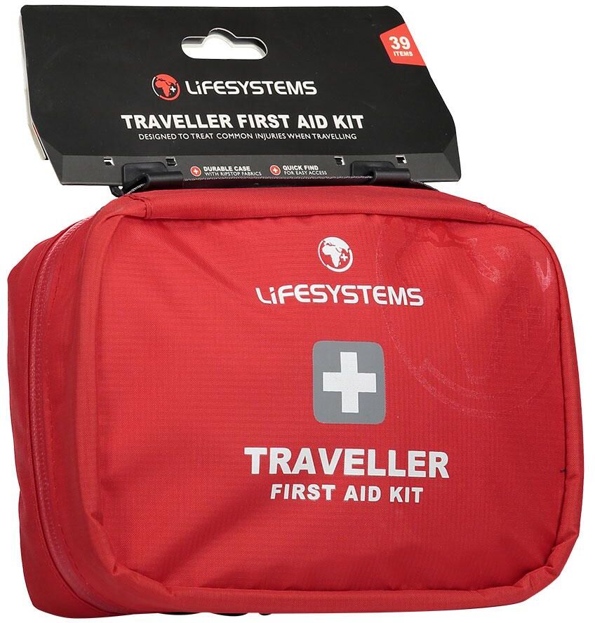 Lifesystems Traveller First Aid Kit Red One Size unisex