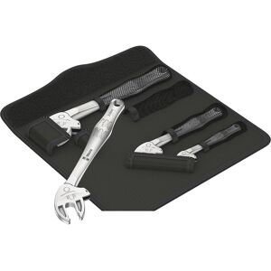 Wera 6004 Joker 4 Set 1 Self-setting Spanner Set Silver / Black One Size unisex