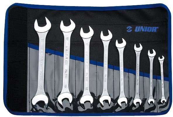 Unior 8 Open End Wrench Set Tool Silver 6-22 mm unisex