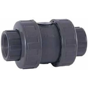 Cepex 09027 Pvc-u Ø2 1/2 Check Valves Spring Series Epdm O-rings Bsp Female Thread Grey One Size unisex Cepex 09027 Pvc-u Ø2 1/2 Check Valves Spring Series Epdm O-rings Bsp Female Thread Grey One Size unisex