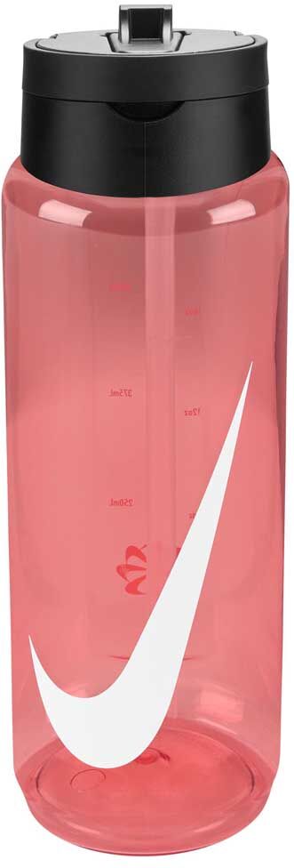 Nike Accessories Tritan Renew Recharge Straw 24oz/710ml Water Bottle Magic Ember / Black / White One Size unisex