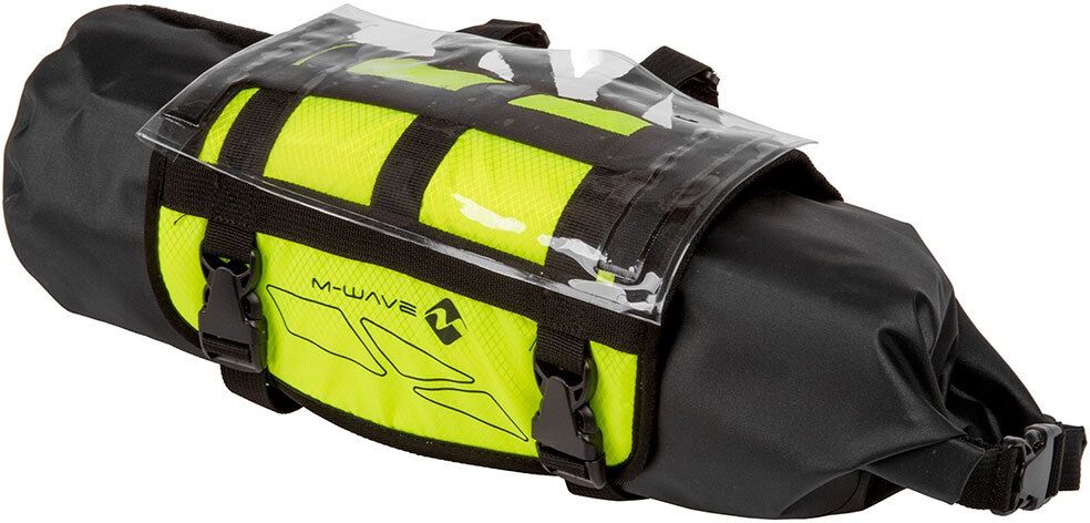 M-wave Rough Ride Handlebar Bag 10l Black / Yellow One Size unisex