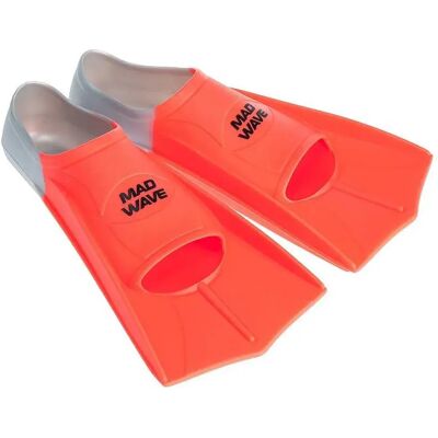 Mad Wave Tri Training Fins - Orange - Adult Unisex Mad Wave Tri Training Fins - Orange - Adult Unisex