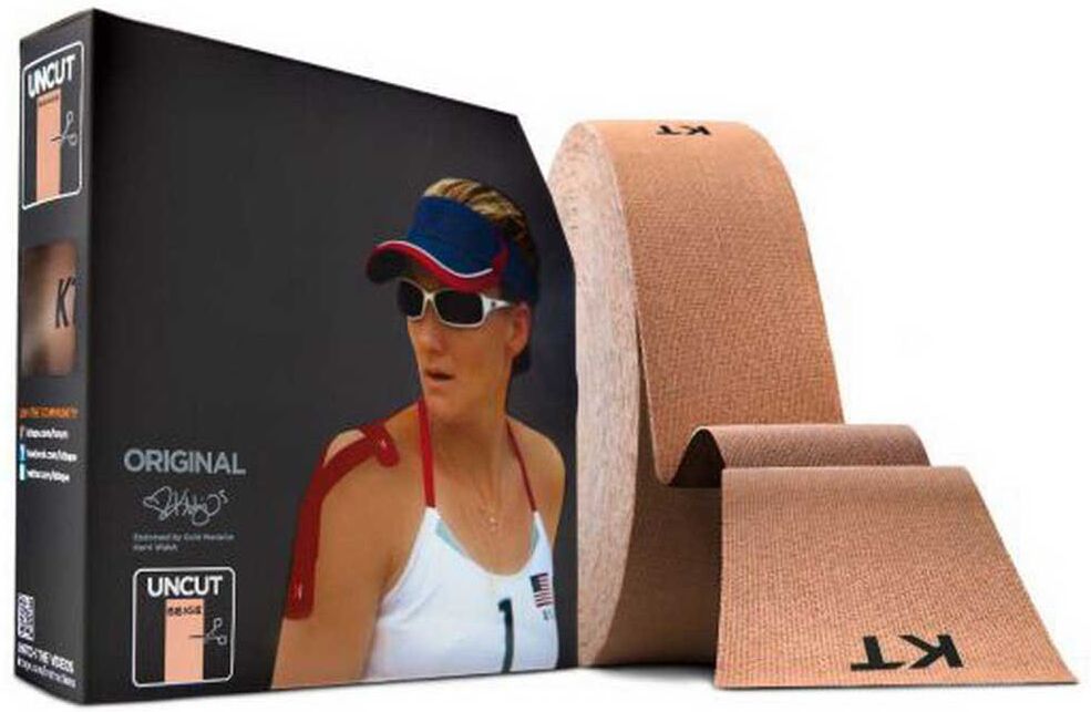 Kt Tape Original Jumbo Uncut Kinesiology Tape 125 Units Beige One Size unisex