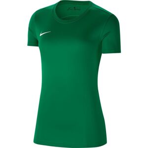 Nike Dri Fit Park 7 Jby Short Sleeve T-shirt Pine Green / White XS Women
