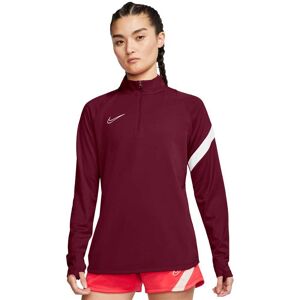 Nike Dri-fit Academy 20 Pro Half Zip Sweatshirt Burdeos L Women