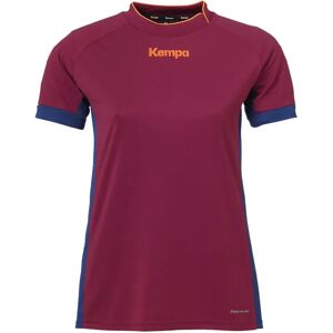 Kempa Prime Short Sleeve T-shirt Deep Red / Deep Blue 2XL Women Kempa Prime Short Sleeve T-shirt Deep Red / Deep Blue 2XL Women