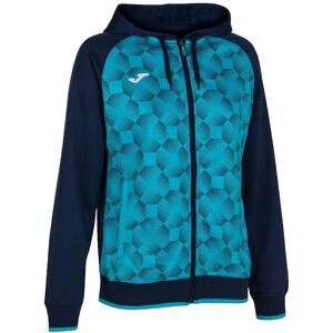 Joma Supernova Iii Full Zip Sweatshirt Dark Navy / Turquoise Fluor S Women Joma Supernova Iii Full Zip Sweatshirt Dark Navy / Turquoise Fluor S Women