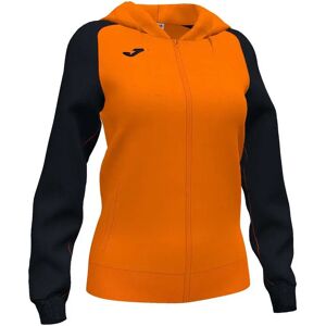 Joma Academy Iv Full Zip Sweatshirt Orange / Black L Women Joma Academy Iv Full Zip Sweatshirt Orange / Black L Women