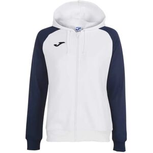 Joma Academy Iv Full Zip Sweatshirt White / Dark Navy M Women Joma Academy Iv Full Zip Sweatshirt White / Dark Navy M Women