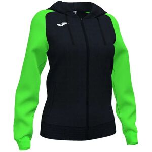 Joma Academy Iv Full Zip Sweatshirt Black / Green Fluor S Women Joma Academy Iv Full Zip Sweatshirt Black / Green Fluor S Women