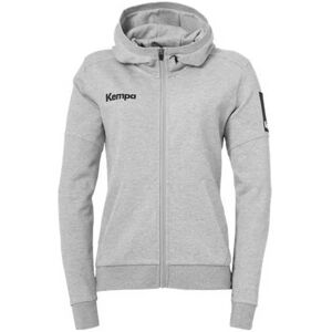 Kempa Status Full Zip Sweatshirt Grey Melange M Women Kempa Status Full Zip Sweatshirt Grey Melange M Women