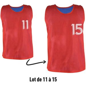 Sporti France 063238-33749 Numbered Reversible Training Bib 5 Units Red / Blue XS male Sporti France 063238-33749 Numbered Reversible Training Bib 5 Units Red / Blue XS male