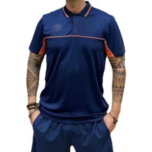 UMBRO Men's Active Blue Polo - Fitness Apparel UMBRO Men's Active Blue Polo - Fitness Apparel