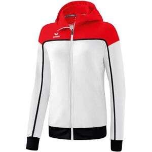 Erima Change Full Zip Sweatshirt White / Red / Black 40 Women Erima Change Full Zip Sweatshirt White / Red / Black 40 Women
