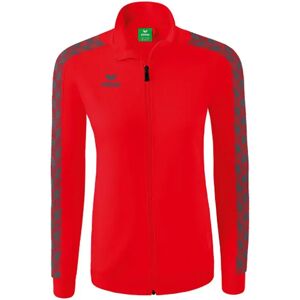 Erima Essential Team Track Top Full Zip Sweatshirt Red / Slate Grey 40 Women Erima Essential Team Track Top Full Zip Sweatshirt Red / Slate Grey 40 Women