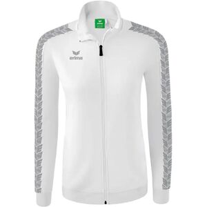 Erima Essential Team Track Top Full Zip Sweatshirt White / Monument Grey 34 Women Erima Essential Team Track Top Full Zip Sweatshirt White / Monument Grey 34 Women