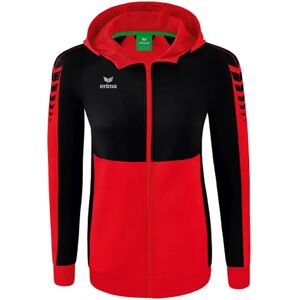Erima Six Wings Training Full Zip Sweatshirt Red / Black 38 Women Erima Six Wings Training Full Zip Sweatshirt Red / Black 38 Women