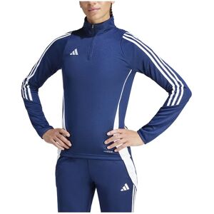 Adidas Tiro24 Half Zip Sweatshirt Team Navy Blue 2 / White XS Women Adidas Tiro24 Half Zip Sweatshirt Team Navy Blue 2 / White XS Women