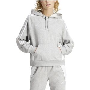 Adidas Tiro24 Hoodie Medium Grey Heather / White 2XL Women Adidas Tiro24 Hoodie Medium Grey Heather / White 2XL Women