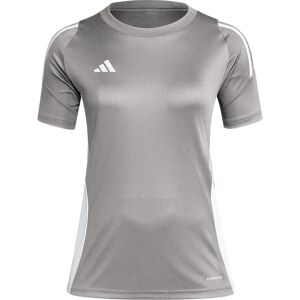 Adidas Tiro24 Short Sleeve T-shirt Team Mid Grey / White 2XS Women Adidas Tiro24 Short Sleeve T-shirt Team Mid Grey / White 2XS Women