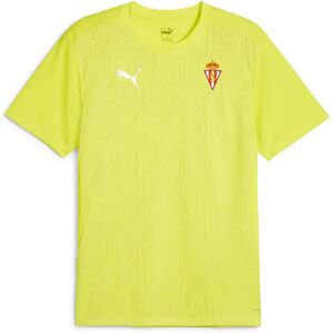 Puma Sporting Gijn 24/25 Training Short Sleeve T-shirt Electric Lime / Silver L Men,Women Puma Sporting Gijn 24/25 Training Short Sleeve T-shirt Electric Lime / Silver L Men,Women