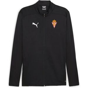 Puma Sporting Gijn Teamfinal 24/25 Training Jacket Black / Silver M Men,Women Puma Sporting Gijn Teamfinal 24/25 Training Jacket Black / Silver M Men,Women