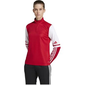 Adidas Squadra 25 Training Half Zip Sweatshirt Team Power Red 2 / White S Women Adidas Squadra 25 Training Half Zip Sweatshirt Team Power Red 2 / White S Women