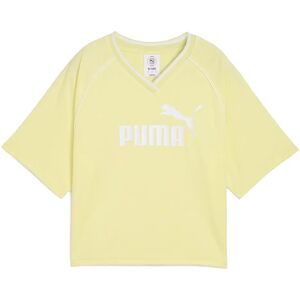 Puma Ess Relaxed Cropped Short Sleeve T-shirt Gold Moon S Women Puma Ess Relaxed Cropped Short Sleeve T-shirt Gold Moon S Women