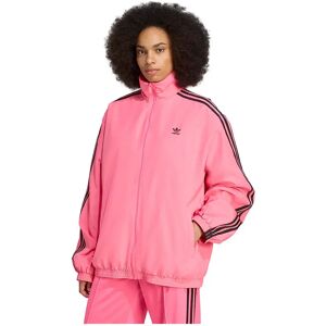 Adidas Originals Adilenium Season 3 Oversized Tracksuit Jacket Lucid Pink / Black M Women Adidas Originals Adilenium Season 3 Oversized Tracksuit Jacket Lucid Pink / Black M Women