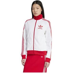 Adidas Originals Beckenbauer Tracksuit Jacket White / Better Scarlet XS Women Adidas Originals Beckenbauer Tracksuit Jacket White / Better Scarlet XS Women