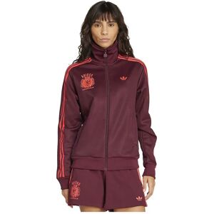 Adidas Originals Graphic Crest Beckenbauer Tracksuit Jacket Maroon 2XS Women Adidas Originals Graphic Crest Beckenbauer Tracksuit Jacket Maroon 2XS Women