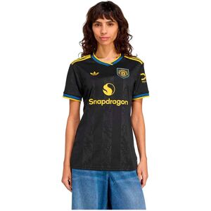 Adidas Manchester United 25/26 Third Woman Short Sleeve T-shirt Black M Women Adidas Manchester United 25/26 Third Woman Short Sleeve T-shirt Black M Women