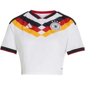 Adidas Germany 26/27 Cropped Replica Home Woman Short Sleeve T-shirt White L Women Adidas Germany 26/27 Cropped Replica Home Woman Short Sleeve T-shirt White L Women