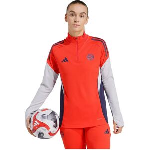 Adidas Fc Bayern Munich 25/26 Tiro Competition Training Woman Half Zip Sweatshirt Hi-Res Red S Women Adidas Fc Bayern Munich 25/26 Tiro Competition Training Woman Half Zip Sweatshirt Hi-Res Red S Women
