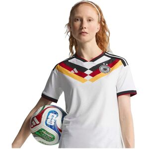 Adidas Germany 26/27 Authentic Home Woman Short Sleeve T-shirt White S Women Adidas Germany 26/27 Authentic Home Woman Short Sleeve T-shirt White S Women