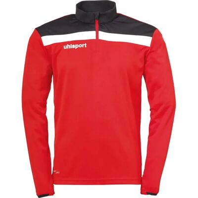UHLSPORT Herren Sweatshirt OFFENSE 23 1/4 ZIP TOP - mens - red/black/white - M UHLSPORT Herren Sweatshirt OFFENSE 23 1/4 ZIP TOP - mens - red/black/white - M
