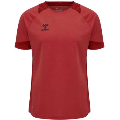 HUMMEL Red Performance Sport Shirt LEAD S/S POLY JERSEY HUMMEL Red Performance Sport Shirt LEAD S/S POLY JERSEY