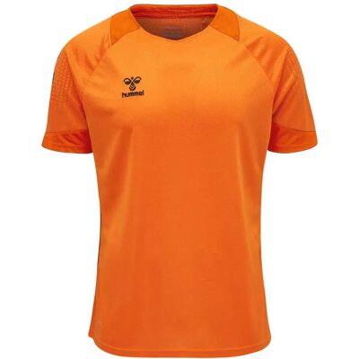 HUMMEL Lead Poly Orange Tiger T-Shirt - Sportswear HUMMEL Lead Poly Orange Tiger T-Shirt - Sportswear