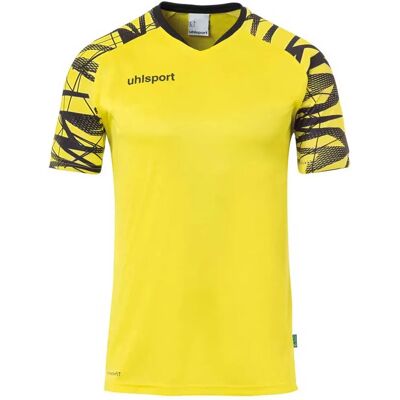 UHLSPORT GOAL 25 Lemon Yellow/Black Jersey - Short Sleeve Sportswear UHLSPORT GOAL 25 Lemon Yellow/Black Jersey - Short Sleeve Sportswear