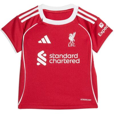 Adidas Liverpool Fc 25/26 Baby Home Short Sleeve Junior Set Strawberry Red 3-6 Months Boys,Girls Adidas Liverpool Fc 25/26 Baby Home Short Sleeve Junior Set Strawberry Red 3-6 Months Boys,Girls