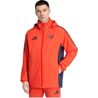 Adidas Fc Bayern Munich Tiro 24 Raincoat Hi-Res Red S Men Adidas Fc Bayern Munich Tiro 24 Raincoat Hi-Res Red S Men