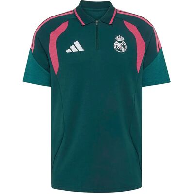 Adidas Real Madrid 26/27 Tiro26 Competition Short Sleeve Polo Aurora Ivy / Wild Pink S Men Adidas Real Madrid 26/27 Tiro26 Competition Short Sleeve Polo Aurora Ivy / Wild Pink S Men