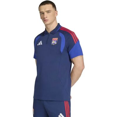 Adidas Olympique De Lyon 26/27 Tiro26 Competition Short Sleeve Polo Team Navy Blue 2 / Pure Ruby S Men Adidas Olympique De Lyon 26/27 Tiro26 Competition Short Sleeve Polo Team Navy Blue 2 / Pure Ruby S Men