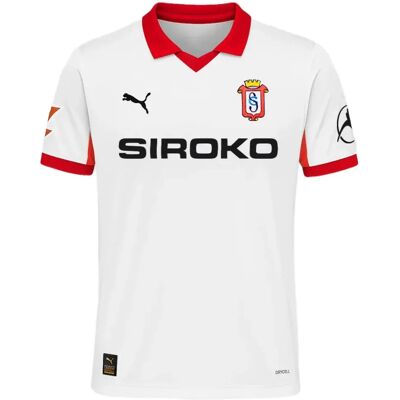 Siroko Real Sporting De Gijón 3a Equipación 2025-26 Short Sleeve T-shirt White 2XL Men,Women Siroko Real Sporting De Gijón 3a Equipación 2025-26 Short Sleeve T-shirt White 2XL Men,Women
