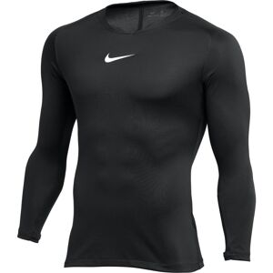 Nike Dri Fit Park First Layer Long Sleeve T-shirt Black / White M Men