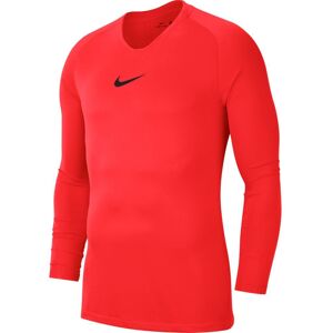 Nike Dri Fit Park First Layer Long Sleeve T-shirt Bright Crimson / Black M Men