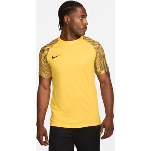 Nike Academy Short Sleeve T-shirt Yellow L Men