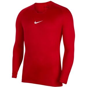 Nike Dri Fit Park First Layer Long Sleeve T-shirt Red XL Men