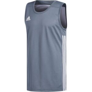 Adidas 3g Speed Reversible Sleeveless T-shirt Onix / White L Men Adidas 3g Speed Reversible Sleeveless T-shirt Onix / White L Men